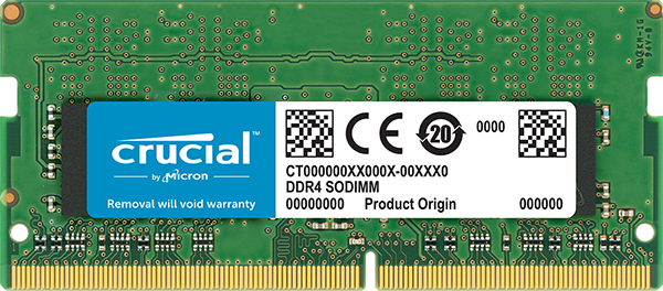 Модуль памяти SODIMM DDR4 8GB Crucial CT8G4SFS832A PC4-25600 3200MHz CL22 1.2V retail