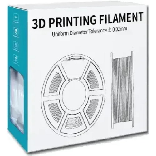 Пластик NVP NV-3D-PLA-P-WHITE PLA+ White для 3D печати, диаметр 1.75мм, длина 330м, 1 кг