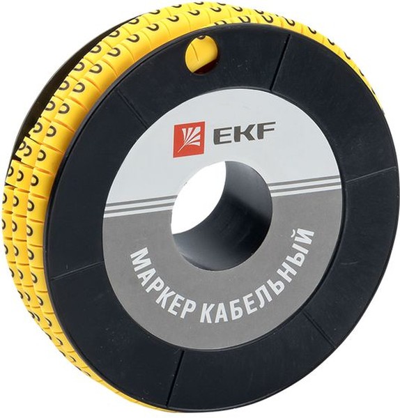 Маркер на кабель EKF plc-KM-1.5-0 1,5 мм2 0 (1000 шт.) (ЕС-0)