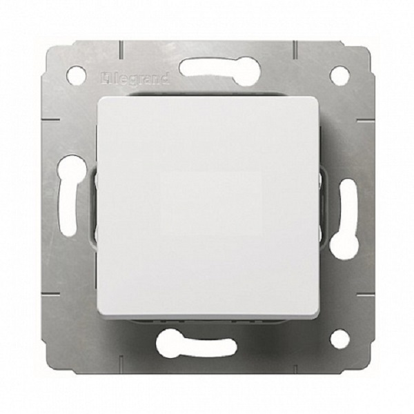  Переключатель Legrand 773657 Cariva - на 2 направления, автоматические клеммы, 10 АX, 250 В~, белый
