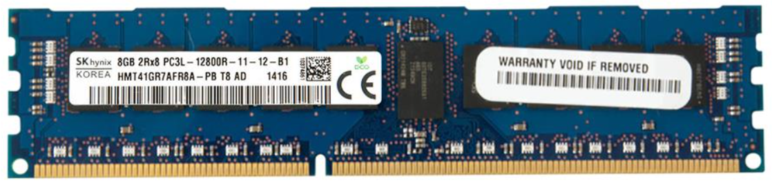 Модуль памяти DDR3 8GB Hynix original HMT41GR7AFR8A-PB PC3-12800 1600MHz ECC Registered 2Rx8 CL11 1.35V Bulk
