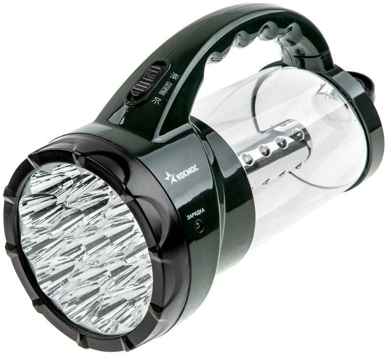 Фонарь Космос KOCAP2008L-LED светильник аккумуляторный, 24LED+19LED, 4V2AH