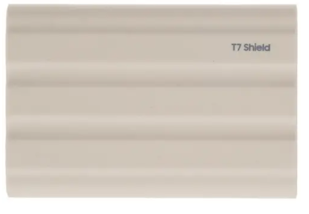 Внешний SSD USB 3.2 Gen 2 Type-C Samsung MU-PE2T0K/WW T7 Shield 2TB 1050/1000MB/s beige