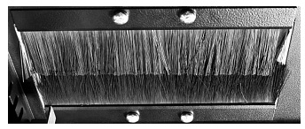Щеточный ввод Eurolan 60A-35-10-94BL 100×140 мм, черный