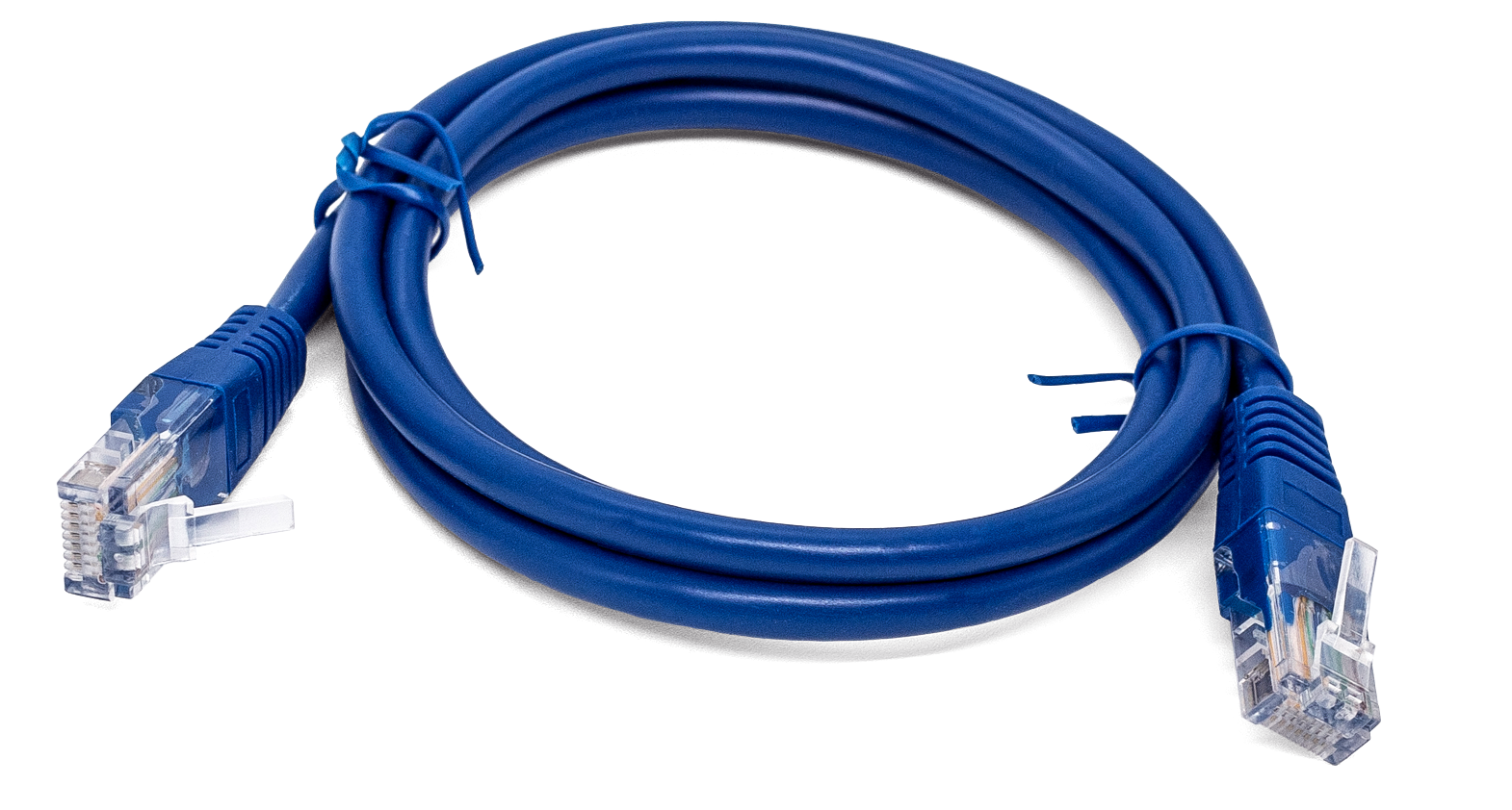 Кабель патч-корд U/UTP 6 кат. 2м Filum FL-U6-2M-BL 26AWG(7x0.16 мм), омедненный алюминий (CCA), PVC, синий