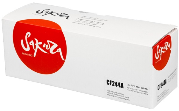 Картридж Sakura SACF244A для HP LJ Pro M15a/M15w/M28a/M28w, черный, 1 000 к.