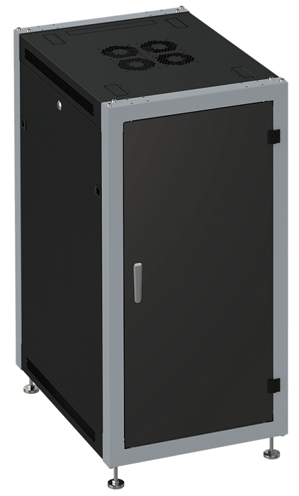 Шкаф напольный 19, 27U SYSMATRIX SL 6827.922 600x800x1330mm (ШхГхВ) передняя дверь сплошная металлическая, задняя дверь сплошная металлическая, повор
