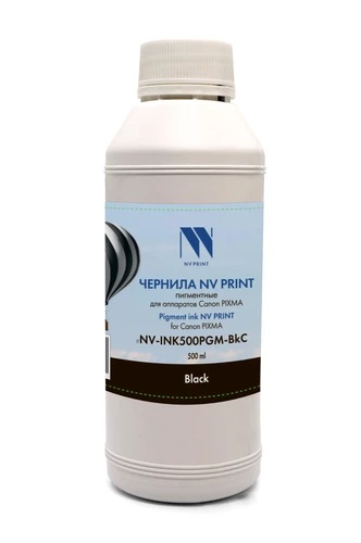 Чернила NVP NV-INK500PGM-BkC пигментные для аппаратов Canon PIXMA G5040, G6040,  G2040, G7040, G1420, G2420,  G3420, G2460, G3460, G3400, G4400, G2400