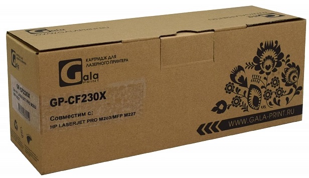 HP совместимые картриджи GalaPrint Картридж GalaPrint CF230X/051H (№30X) 3500 копий