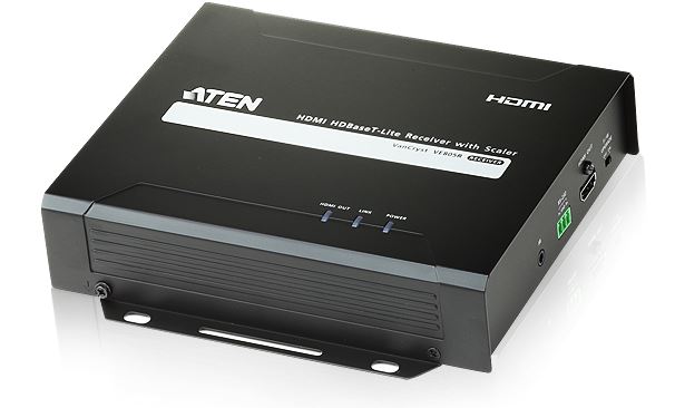 Удлинитель Aten VE805R-AT-G HDMI HDBase-T Lite, 60 м, 1xUTP Cat5e, HDMI+1xRJ45, F, без шнуров, БП 220> 5V