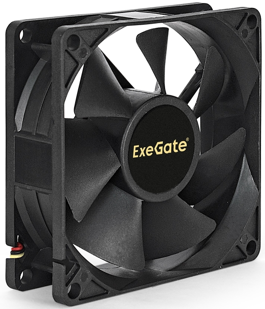 Вентилятор для корпуса Exegate EP08025SM EX283382RUS 80x80x25 мм, 2400RPM, 25dBA, Sleeve bearing (подшипник скольжения), Molex