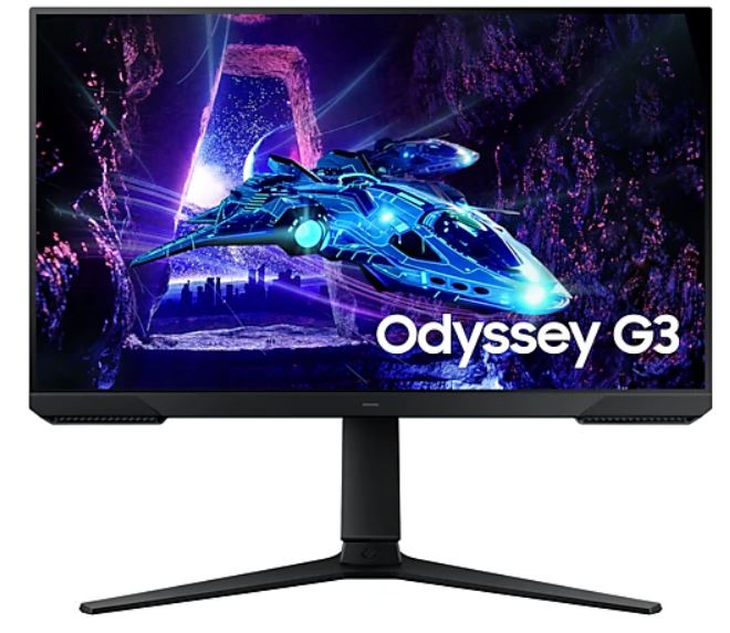 Монитор 24 Samsung Odyssey G3 S24DG300EIXCI 1920x1080 LED, 16:9, VA, 250cd, 178/178, HDMI, HAS, Piv, 180Hz, FreeSync DP, черный