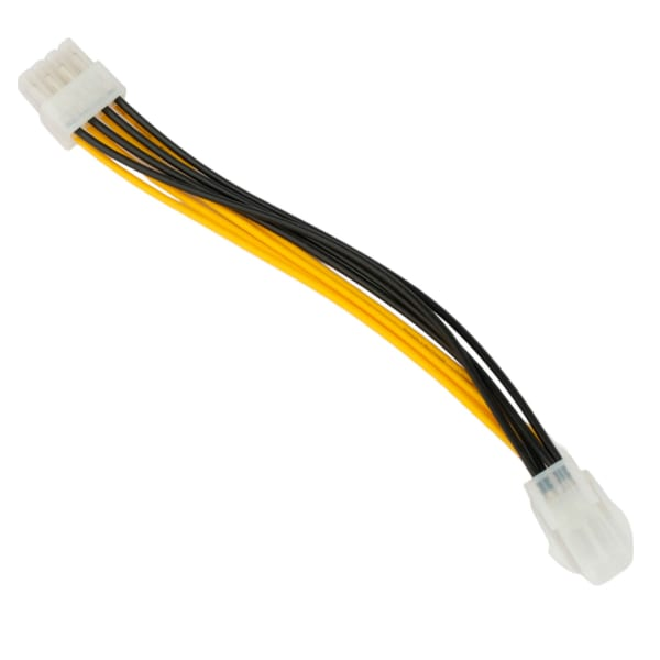 Удлинитель Cablexpert CC-PSU-84-20CM кабеля питания, PCIe 8pin(M)/ PCIe 4pin(F), 20см, пакет