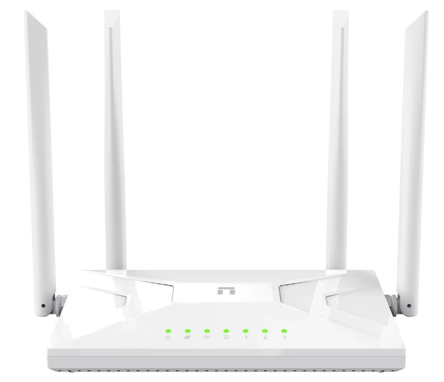 Маршрутизатор Netis W1200AF AC1200 Dual-Band Wi-Fi Router, SPEED: up to 300 Mbps at 2.4 GHz + 867 Mbps at 5 GHz, SPEC: 4 Antennas, 1x 10/100M WAN Port