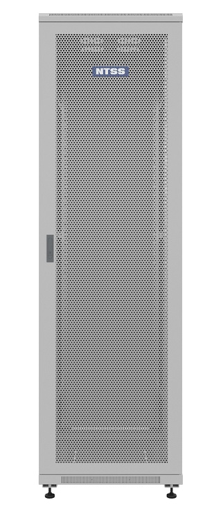 Шкафы напольные Шкаф напольный NTSS R 22U 600х1000мм, 4 профиля 19, двери перфорированная и перфорированная, серый RAL 7035 (NTSS-R22U60100PD/PD)