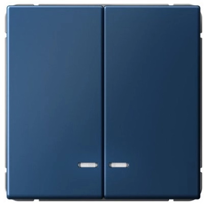 Выключатель двухклавишный Systeme Electric GAL001153 ArtGallery сх.5а, 10АХ, механизм, Аквамарин