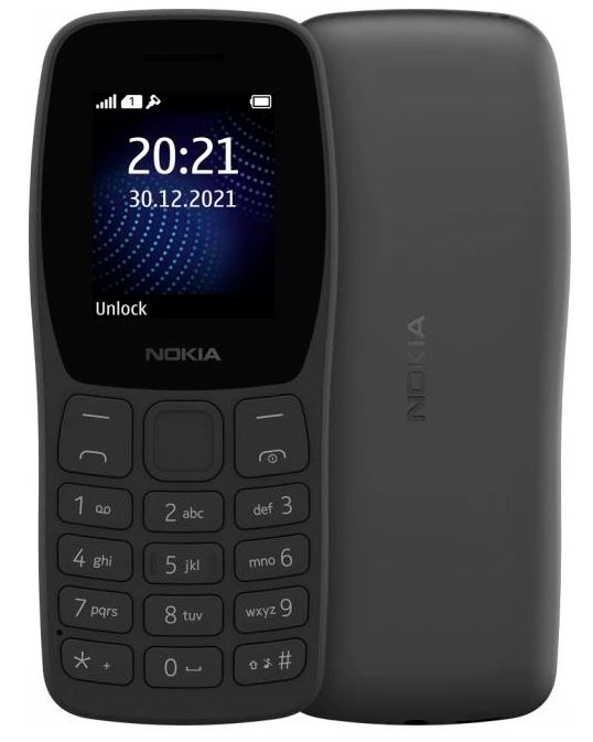 Мобильные телефоны Мобильный телефон Nokia 105 TA-1423 SS SP01Z07Z1948Y EAC2+ CHARCOAL