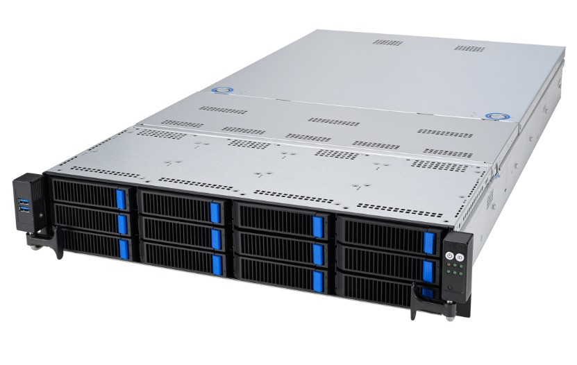Серверная платформа 1U ASUS RS720-E11-RS12U 90SF01Z1-M00180 (2*LGA4677, C741, 32*DDR5 (4800), 12*2.5 NVMe/SATA/SAS HS, 2*M.2, 2*PCIE, 2*10Glan, Mlan,