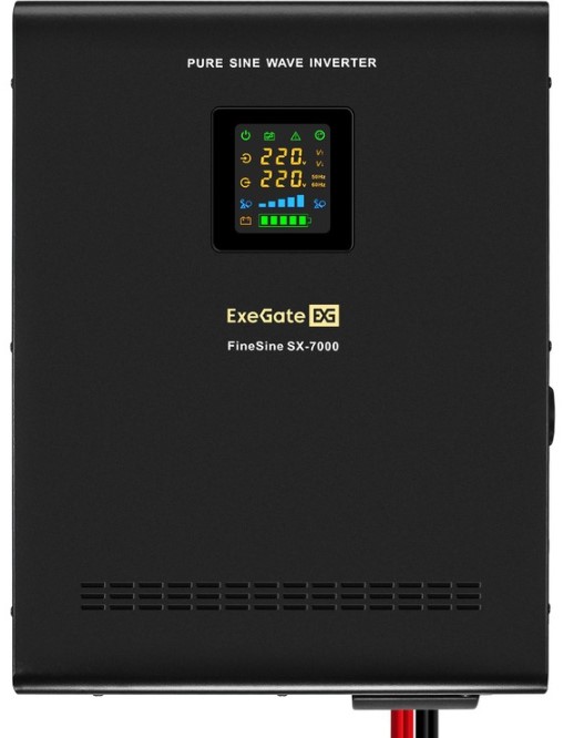  Комплект Exegate FineSine SX-7000.LCD.AVR.2SH.T EX296677RUS ИБП EX296005RUS + батарея 26Aч EX282970RUS 4шт (инвертор, синус, для котла, настенный) 700