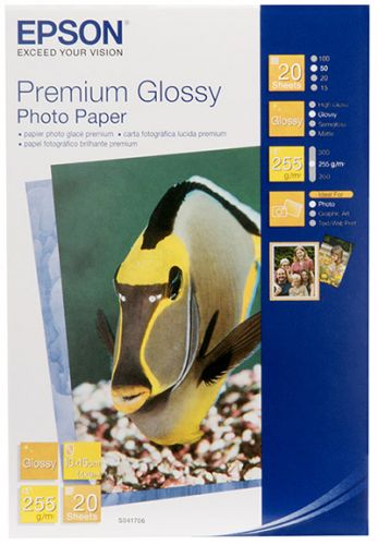 EPSON фотобумага Фотобумага Epson C13S041624 Photo Paper A4 (50 листов) Premium Glossy