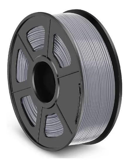 Пластик NVP NV-3D-PETG-SILVER PETG Silver для 3D печати, диаметр 1.75мм, длина 330м, 1 кг