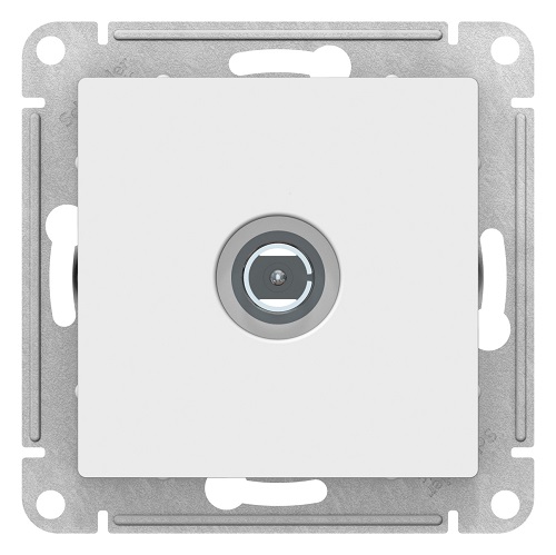 Розетка Schneider Electric ATN000193 AtlasDesign, TV антенна, коннектор, механизм, белая