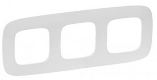Рамка Legrand 754303 Valena ALLURE 3-ая (белая)