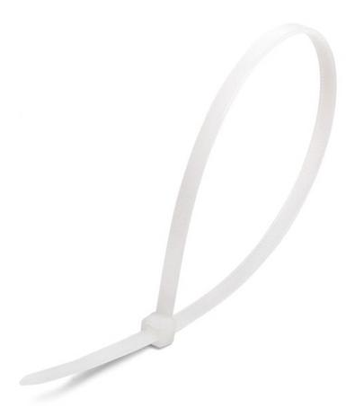  Хомут TOKOV ELECTRIC TKE-HNS-3.6-200-W/100 кабельный нейлоновый бел. 3.6х200 (уп.100шт)