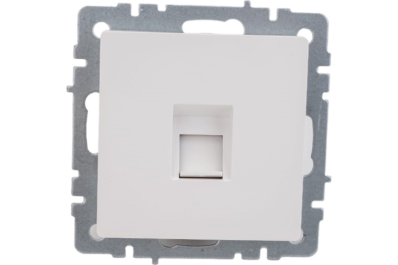 Розетка IEK BR-K10-1-K10 компьютерная СП RJ45 кат.5E BRITE РК10-БрКр бежевая