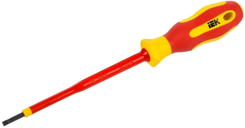 Отвертка IEK A2L5-SC30-T2-SL-30-100 ARMA2L 5 диэлектрическая SL3,0х100 Т2