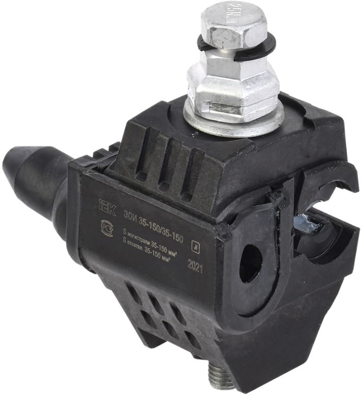 Зажим ответвительный IEK UZA-11-D35-D150-1 изолированный ЗОИ 35-150/35-150