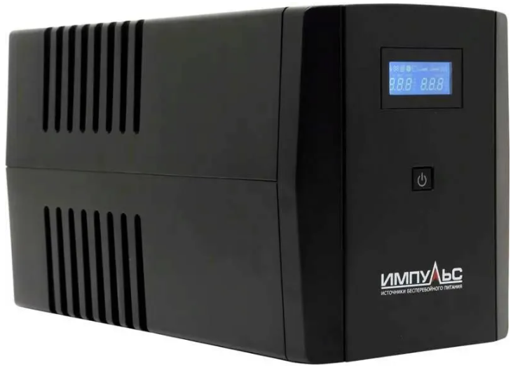 Источник бесперебойного питания Импульс Юниор Смарт 1500 1500/900 ВА/Вт, LCD, USB, RJ11/RJ45, SCHUKOx4