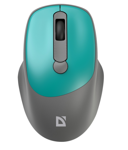Мышь Wireless Defender Feam MM-296 мятный, 4D, 800-1600dpi, бесшумная