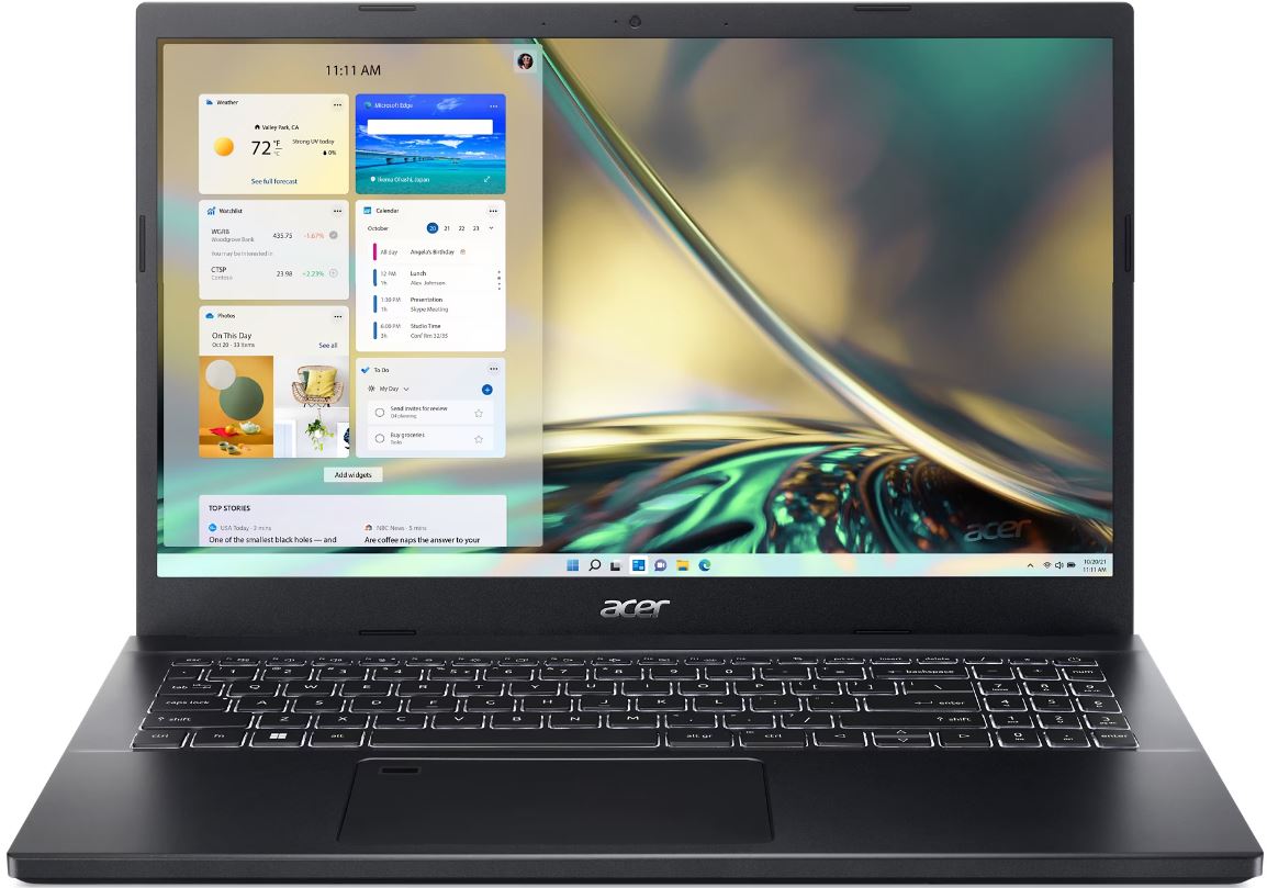 Ноутбук Acer Aspire A715-76G-54NX NH.QMEEM.001 i5-12450H/8GB/512GB SSD/GeForce GTX1650 4GB/15.6 FHD IPS/WiFi/BT/cam/noOS/black