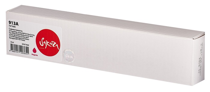 Картридж струйный Sakura F6T78AE (№913A Magenta) для HP PageWide 352dw/MFP377dw/377dn, Pro 352dn/452dn/452dw/477dn MFP/552dw/577dw MFP/Managed P55250d