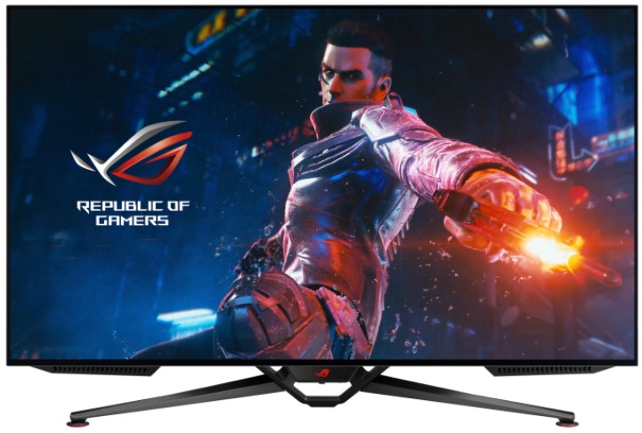  Монитор 42 ASUS ROG Swift OLED PG42UQ черный 3840x2160 OLED 16:9 HDMI M/M матовая 450cd 178гр/178гр DP SPDIF 4K USB