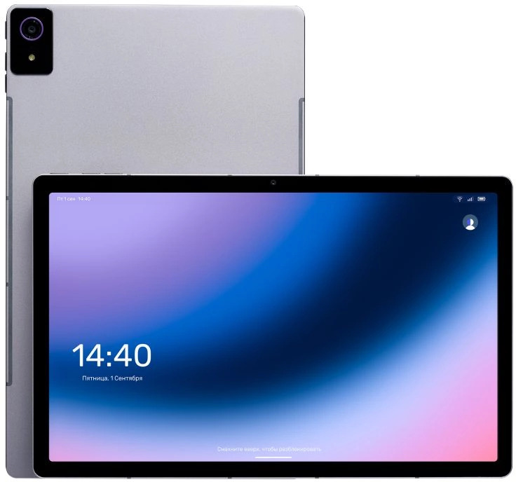 Планшет 10.95 KVADRA TS11.02-2111-21 Y23T01PO2413R_0CBD9B 6GB/128GB/IPS 2000x1200 13Mpix 5Mpix BT WiFi microSD 256Gb 9000mAh 8hr серый