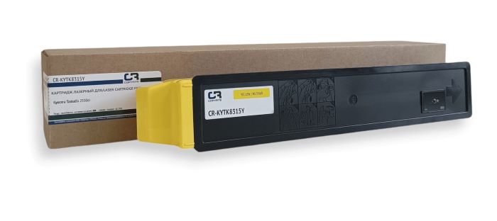 Тонер-картридж CopyRite CR-KYTK8315Y для Kyocera Taskalfa 2550ci, TK-8315Y, 6000cтр, yellow