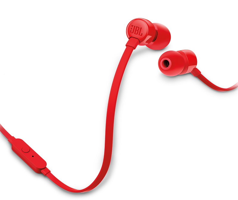 Наушники и гарнитуры Наушники JBL T110 красные