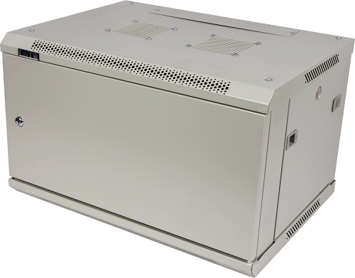 Шкаф настенный 19, 27U TWT TWT-CBWPM-27U-6x6-GY Pro 600x600 металлическая дверь
