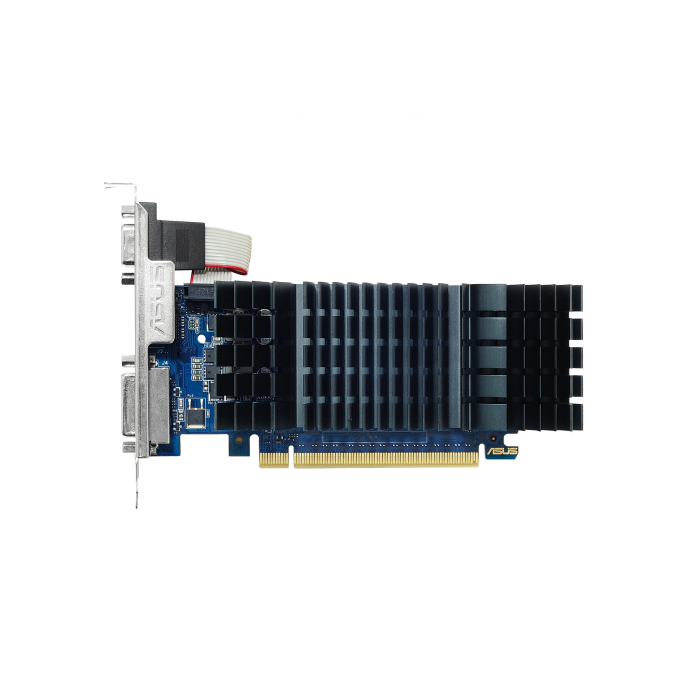 Видеокарта PCI-E ASUS GeForce GT 730 (GT730-SL-2GD5-BRK) 2GB Silent Low Profile GDDR5 64bit 28nm 902/5010MHz DVI-D(HDCP)/HDMI/VGA RTL