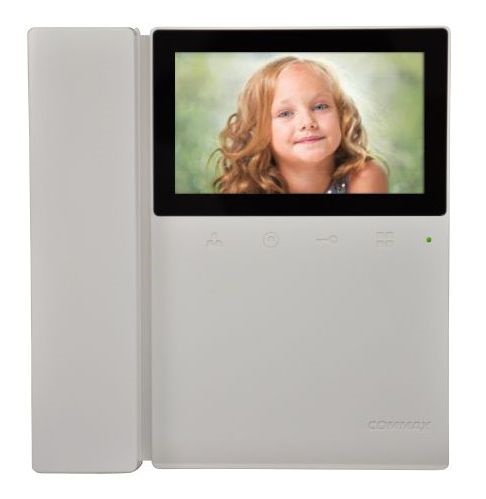 Монитор COMMAX CDV-43K/VZ CDV43K, дополнительно вызов аудио/видео (при наличии камеры) от координатного  подъездного домофона +   3-х вызывных блоков