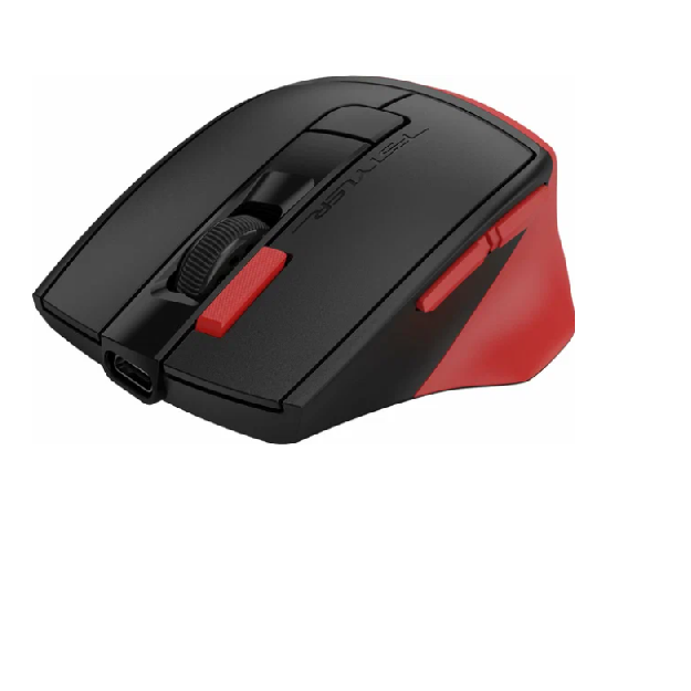 Мышь Wireless A4Tech Fstyler FG45CS Air красная/черная, оптическая, 2000dpi, silent, USB, 7but (1971438)