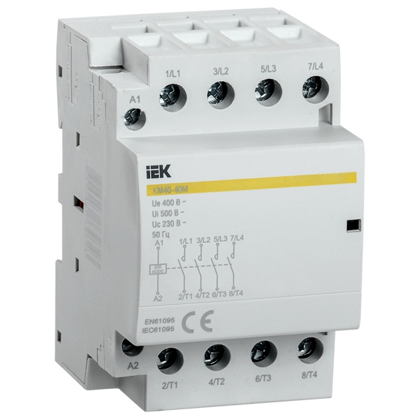 Контактор модульный IEK MKK21-40-40 КМ40-40М AC/DC