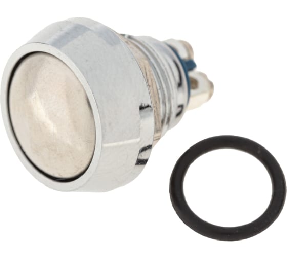 Кнопка Rexant 36-3150 антивандальная диам. 12 Б/Фикс (2с винт) OFF-(ON) сфера (A12-A3)