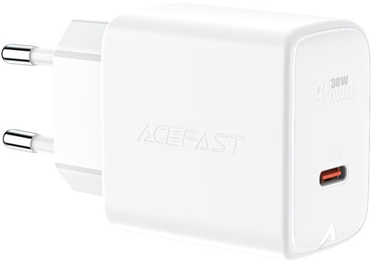Зарядное устройство сетевое ACEFAST A21 30W, USB Type-C, белое