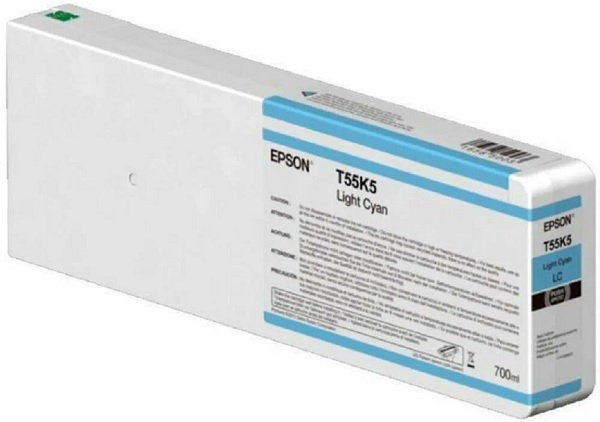 Картридж Epson C13T55K500 700ml Light Cyan Ink Cartridge