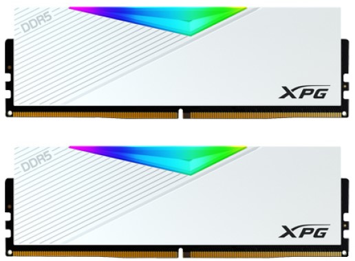 Модуль памяти DDR5 32GB (2*16GB) ADATA AX5U6800C3416G-DCLARWH XPG Lancer PC5-54400 6800MHz RGB, CL34, радиатор, 1.4V