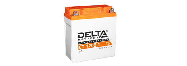 CT (MOTO) Аккумулятор Delta CT 1205.1