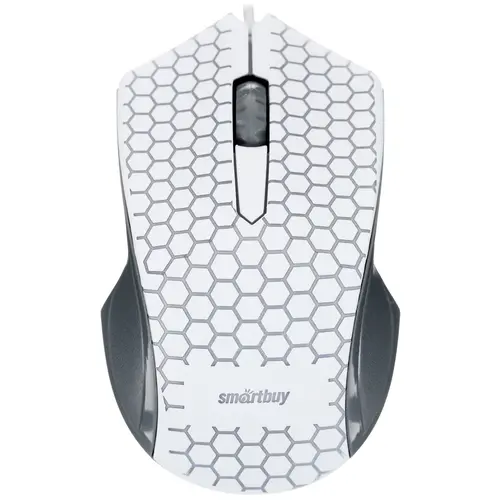   Xcom-Shop Мышь SmartBuy ONE 334 SBM-334-W белая, USB 2.0